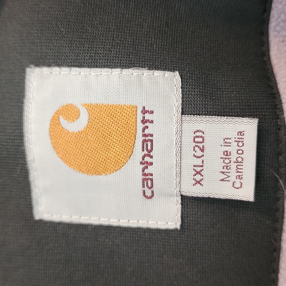 Women's Fleeced Lined Water Resistant Carhartt Jacket. Size XXL (20) - Picture 3 of 3